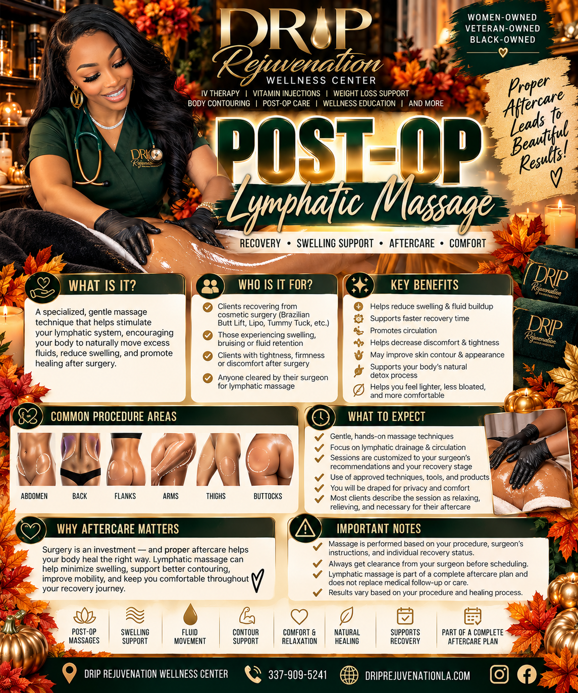 Too Sexy: Post Op Care & Massage
